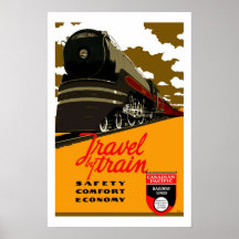 Canada Vintage Travel Print