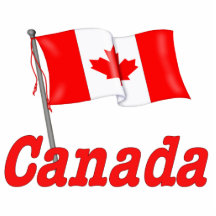 Canada Waving Flag Acrylic Cut Outs