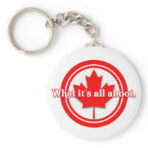 Canada What It's All Aboot Key Chains