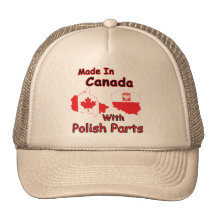 Canada With Polish Parts Mesh Hat