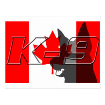 CanadaK9 Postcard
