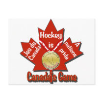 Canadas Game Postcard