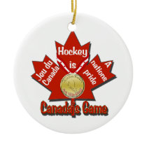Canadas Game Tree Ornament circle