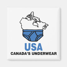Canada's Underwear Fridge Magnet
