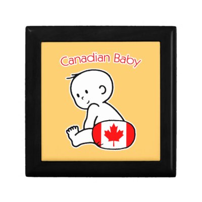 Canadian Baby Jewelry Box by anitavalleart