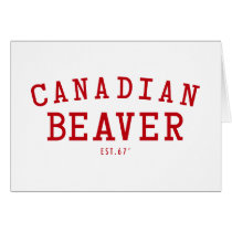 Canadian Beaver 67 Greeting Cards