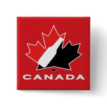 Canadian Beer Team Pinback Buttons