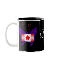 Canadian Butterfly Diva Society Coffee Mugs