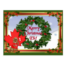 Canadian Christmas Post Cards