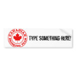 Canadian Drinking Team Bumper Stickers