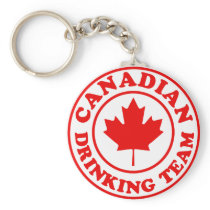 Canadian Drinking Team Key Chains