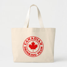 Canadian Drinking Team Tote Bags