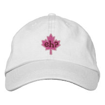 Canadian Eh? Embroidery Maple Leaf Baseball Cap
