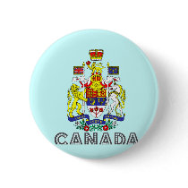 Canadian Emblem Pinback Buttons