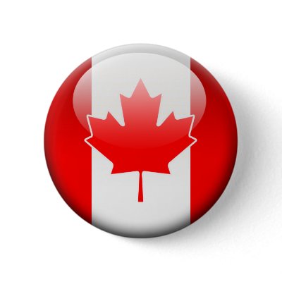 Canadian Flag 2.0 Pinback Button by StudioAG