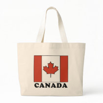 Canadian Flag Canvas Bag