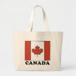 Canadian Flag Canvas Bag