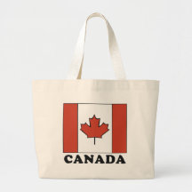 Canadian Flag Canvas Bag