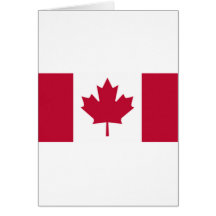 Canadian Flag Cards