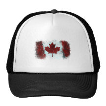 Canadian Flag Graffiti Hat