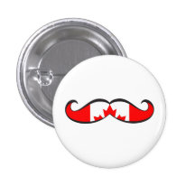 Canadian Flag Mustache Pins
