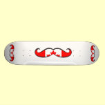 Canadian Flag Mustache skateboards