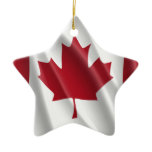 CANADIAN FLAG CHRISTMAS ORNAMENT