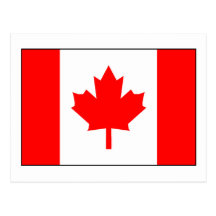 Canadian Flag Post Card