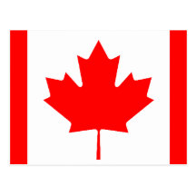 Canadian Flag Post Card