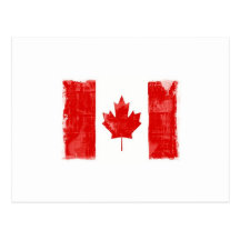 Canadian Flag Post Cards