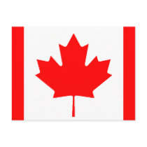 Canadian Flag Post Card