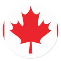 Canadian Flag Sticker