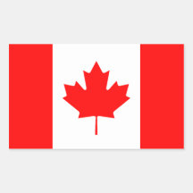 Canadian Flag Sticker