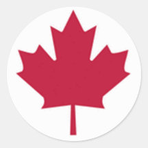 Canadian Flag Stickers