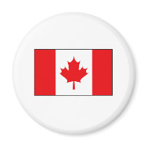 Canadian Flag T-shirts and Gifts Fridge Magnets