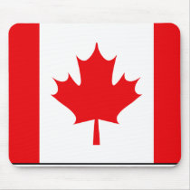 Canadian Flag T-shirts and Gifts Mouse Mats