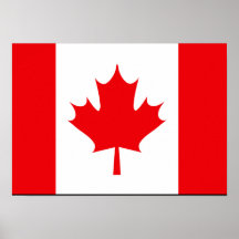 Canadian Flag T-shirts and Gifts Poster