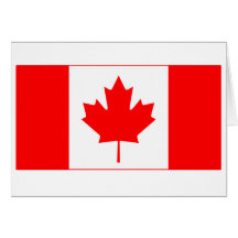 Canadian Flag T shirts and Products Cards