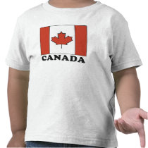Canadian Flag Toddler T Shirt