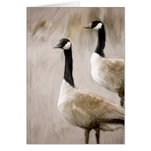 Canadian Geese Card