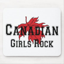 Canadian Girls Rock Mouse Pad