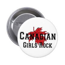 Canadian Girls Rock Pin