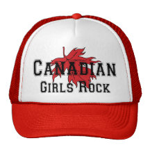 Canadian Girls Rock T Shirt Mesh Hats