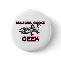 Canadian Goose Geek Button