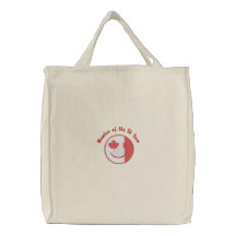Canadian Happy Face Eh Team Canvas Bags