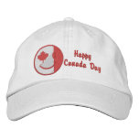 Canadian Happy Face Eh Team Embroidered Hat