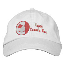Canadian Happy Face Eh Team Embroidered Hat