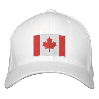 Canadian Hockey Team Embroidered Hat by cowboyannie