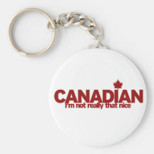 Canadian Humour Key Chain