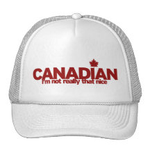Canadian Humour Trucker Hats